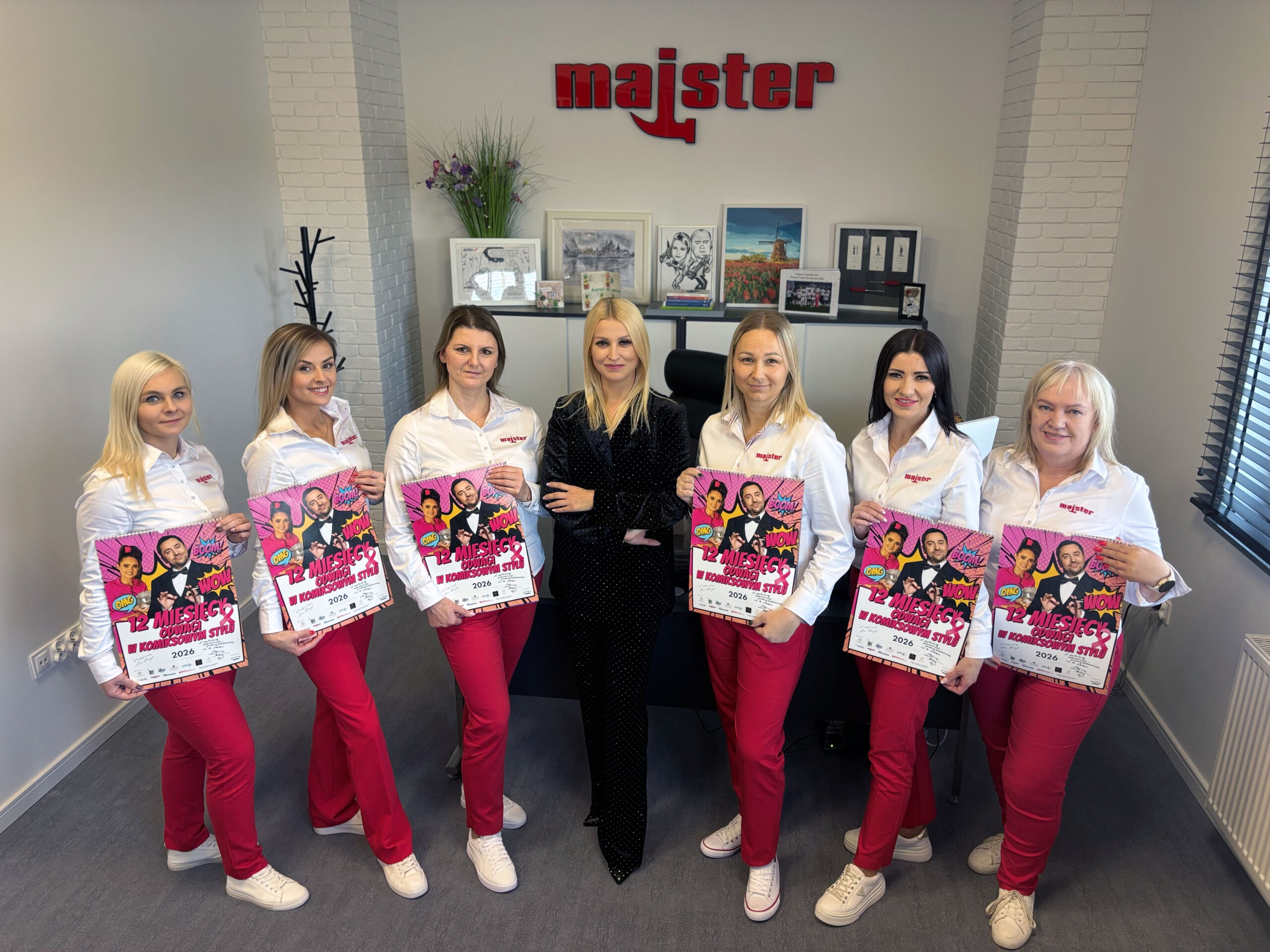 Firma Majster wspiera wyjątkową akcję – Kalendarz „12 Miesięcy Odwagi w komiksowym stylu” 2026r.