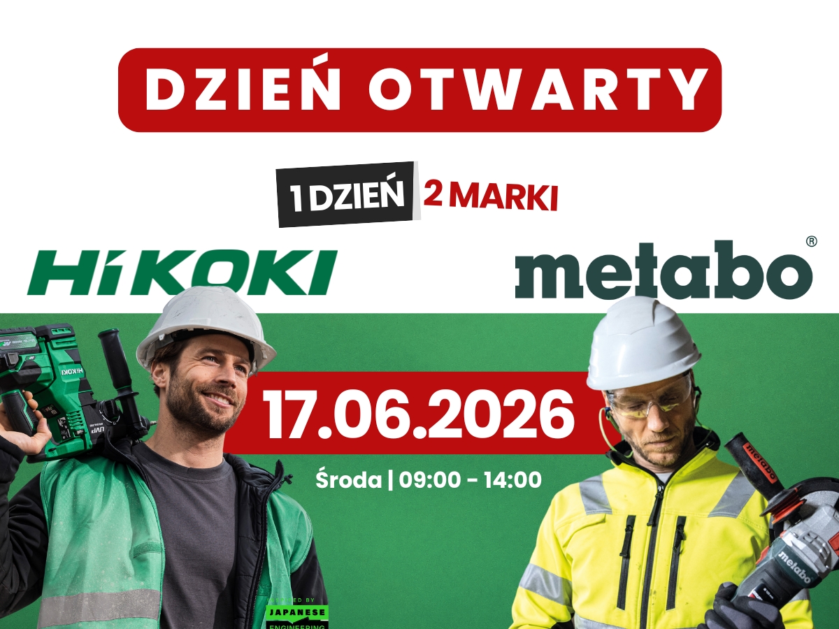 Podwójne uderzenie w Majstrze. Dzień Otwarty Metabo i HiKOKI w Suwałkach